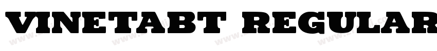 VinetaBT Regular字体转换